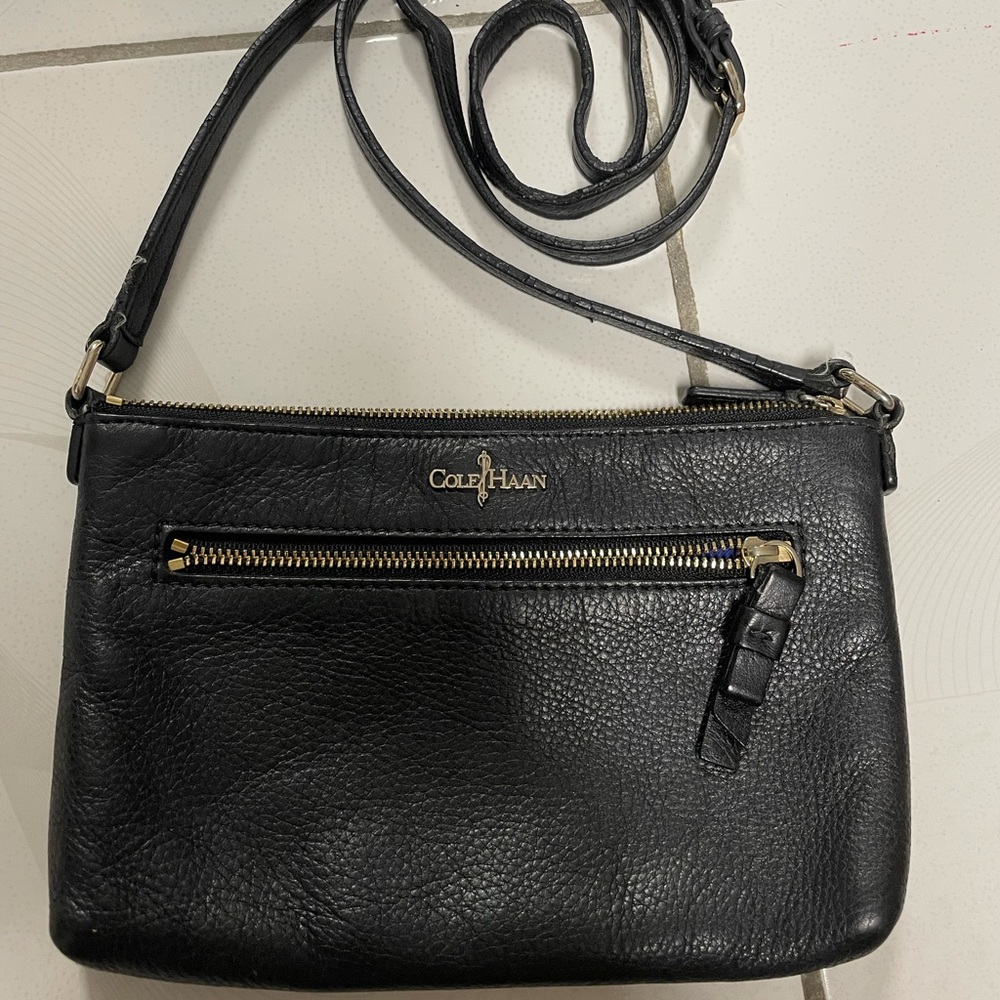 Cole Haan Black Mini Crossbody Shoulder Bag